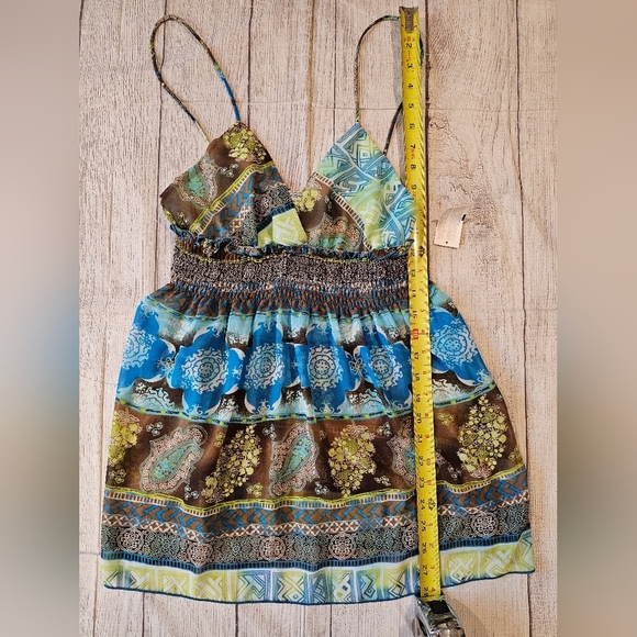 Weathervane Size Large True Vintage 90's Y2K Babydoll Hankerchief Tank New Tag - Picture 8 of 10